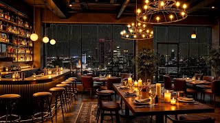 Chillout Jazz Bar Music 🍷 Elegant Jazz Saxophone Instrumental in Cozy Bar Ambience for Relaxing