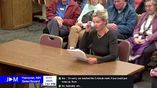 Hanover Selectboard 11/17/25