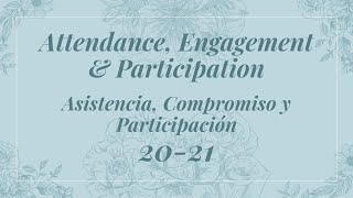 AESD - Attendance Engagement and Participation (ENG)