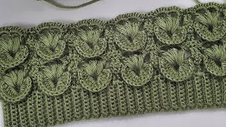 Gorgeous 💚Very easy and flashy 💚 Crochet knit women's vest model