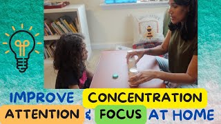 Activities for Concentration, Focus, Attention & Sitting Tolerance