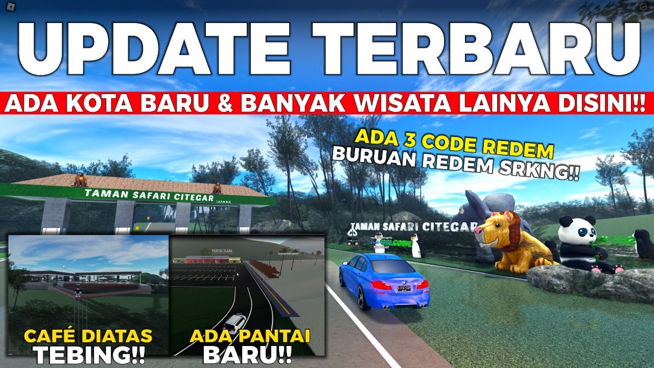 Ada Update Taman Safari Kota Baru Paling Keren Bangetвђјпёџ Roblox