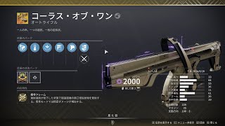 DESTINY2【解説あり】アンコール：序曲(名人)　タイタン ソロノーミス