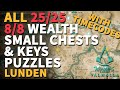 All Lunden Wealth Chests, Gear, Armor, Treasure Keys Assassin's Creed Valhalla Collectible