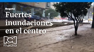 Bogotá: Lluvias inundaron el centro