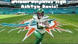 Miami Dolphins sign S Ashtyn Davis!
