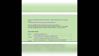 Multiple Selection - Pseudocode