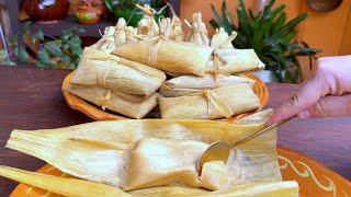 TAMALES DE COCO CON PIÑA AL ESTILO DE VERACRUZ|UNA DELICIA 😋 RECETA CASERA