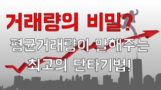 거래량의 비밀 평균거래량이 핵심입니다.