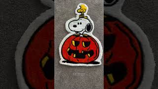 Making A Snoopy Pumpkin Rug! 🔥