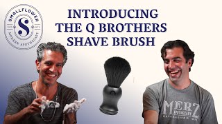 Q Brothers New Synthetic Shave Brush Review \u0026 Demo