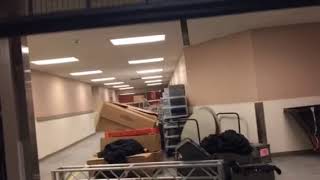 Gigantic ThyssenKrupp Highdrulic Freight Elevator At The Centurylink Center In Omaha Nebraska