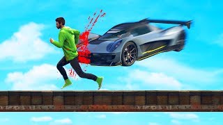 EXTREME MILE HIGH DEATHRUN! (GTA 5 Funny Moments)