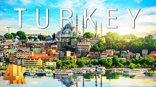 FLYING OVER TURKEY (4K UHD) - Calming Piano Music With Scenic Relaxation Film For Reading Book