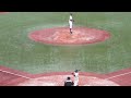 2022 10 6 木 武内夏暉 國學院大学 vs 友田佑卓 日本大学 ファーストゴロ