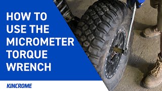 How to use the Micrometer Torque Wrench | KINCROME Tech Tip