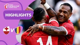 10 try thriller! | Tonga v Romania | Rugby World Cup 2023 Highlights