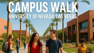 Campus Walk – Exploring the Vibrant Campus of UNLV - 4K Tour #lasvegas #4kwalk