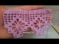 WONDERFUL Beautiful Flower Crochet Pattern * Knitting Online Tutorial for beginners