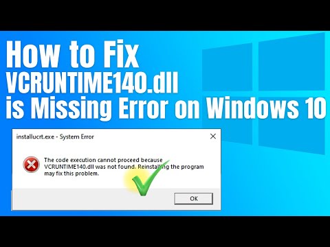 Getting the 'Vcruntime140.dll Not Found' Error on Windows 11 or 10? Here's How to Fix It