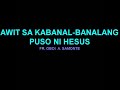 Awit Sa Kabanal-Banalang Puso Ni Hesus