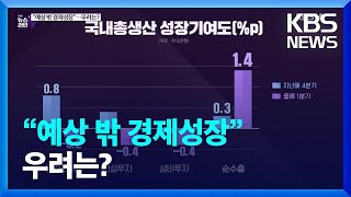 [심층인터뷰] “예상 밖 경제성장”…우려는? / KBS  2022.04.26.