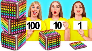 100 Layers of Food Challenge | Funny Challenges by TeenDO Challenge