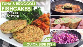 Low Carb Fishcakes: Bake or Fry! (+ a quick side dish)