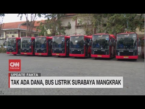 Tak Punya Dana, Bus Listrik Surabaya Mangkrak - YouTube