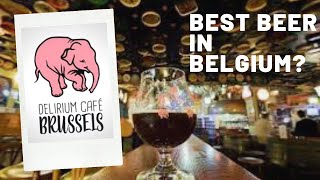 Drink Belgian Beer in Delirium | Delirium Cafe in Brussels | Street Food of Belgium