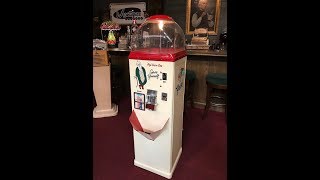 1950's Popcorn Warmer 10 Cent Coin Operated Vending Machine SOLD