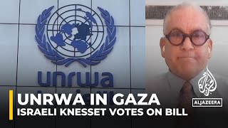Israeli Knesset votes to approve bill that would designate UNRWA a terror organisation