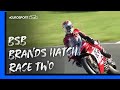 FIGHTING FOR THE TITLE! 🏆 | 2023 British Superbikes Brands Hatch Race Two Highlights | Eurosport