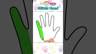 How To Draw Glitter Hand Drawing #short #painting #drawing - Drawing for kids #forkids