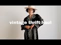 vintage thrift haul, summer cottage core & bohemian edition, thrift + try on haul.