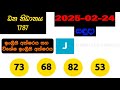 dhana nidhanaya 1787 2025.02.24 today lottery result අද ධන නිධානය ලොතරැයි ප්‍රතිඵල nlb