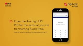 Introducing UPI on digibank by DBS - Instantly transfer funds between any of your bank a/c's