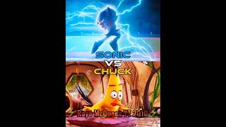 Sonic vs Chuck #capcut #versus #soniclapelicula #angrybirdsmovie