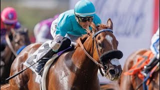 THOUGHT PROCESS wins the 2024 Del Mar Juvenille Fillies Turf