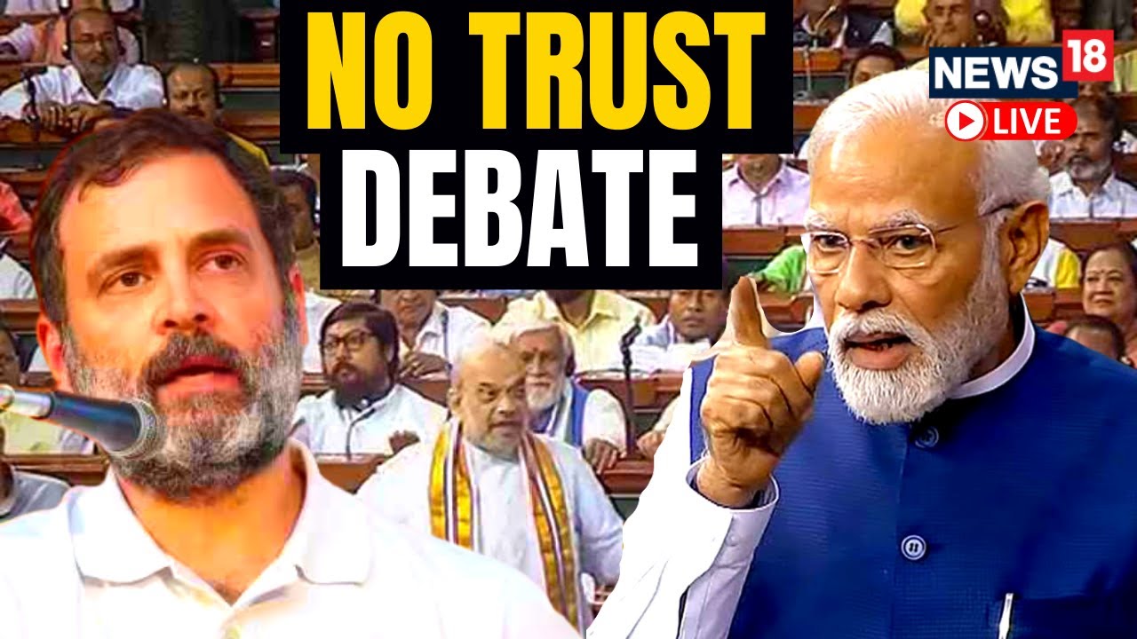 Lok Sabha Live | PM Modi Speech Live | No Confidence Motion In ...