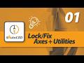 4AutoCAD Plugin: 01 Lock/Fix Axes + Utilities