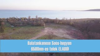 BALATONKENESE Soós-hegyen PANORÁMÁS 6445 m2-es belterületi  telek eladó  - Balatoni ingatlan