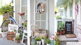 30+ Rustic Spring Porch Decor Ideas to Help you Get Your Outdoor Space | DIY GARDENS