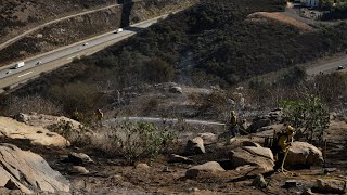 Lilac Fire: Structures damaged in Bonsall amid heavy Santa Ana winds