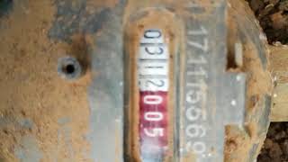 Air through pipes cause water meters to run