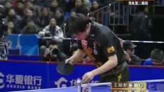 ZHANG Jike (张继科) vs  WANG Liqin (王励勤) (1) - 2010 Championship  Men Trial-out #2