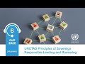 UNCTAD Principles of Sovereign Responsible Lending and Borrowing 06/04/2022