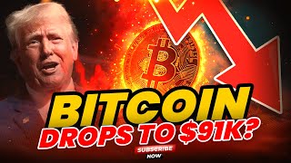 Bitcoin Drops to $91K! Trump’s Move Crashes Crypto?!