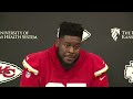 chiefs guard trey smith talks about sunday s game in cleveland against the browns