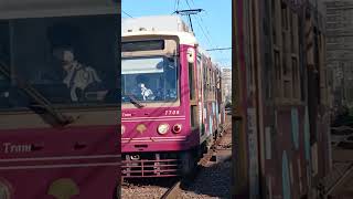 都電7700形  7708号車　早稲田行き　荒川車庫前駅発車